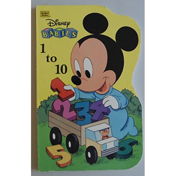 Pre-Owned Disney Babies 1 to 10 (A Golden Sturdy Shape Book) (Hardcover) 0307123243 9780307123244