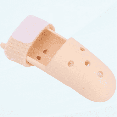 Finger Splint, Breathable Finger Splint, Mallet Finger Support Protector, Adjustable Finger Immobilizer, Finger Joint Protector (Size 4)