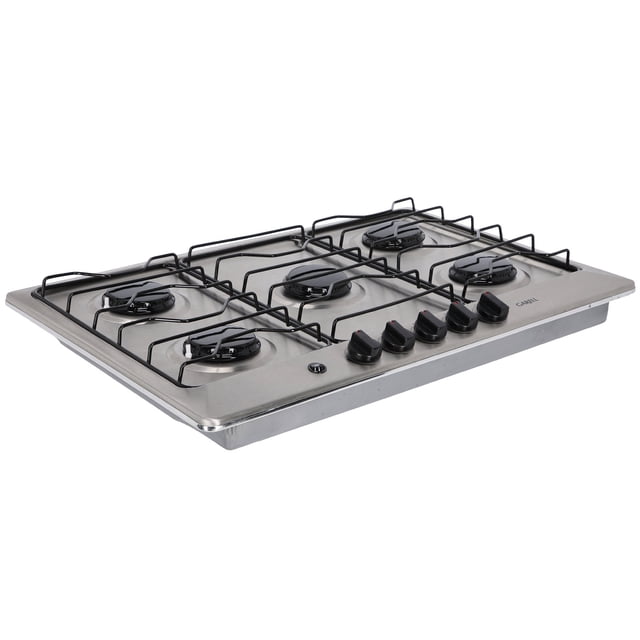 Parrilla Empotrable Garell 5 Quemadores Acero Inoxidable PE5QEI