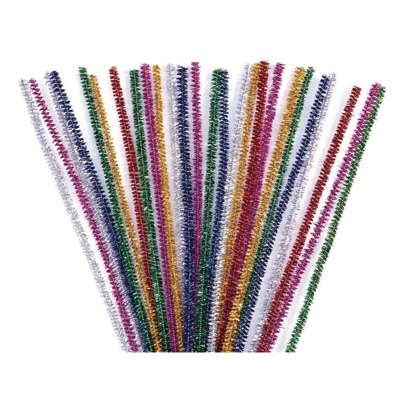 Colorations Sparkle Pipe Cleaners - Pack of 100