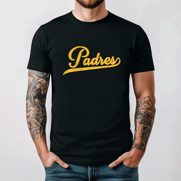 San Diego Baseball Fan Vintage Style Retro Game Day Graphic T-shirt, up to size 5XL.