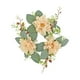 thumbnail image 2 of Fiudx Corona de Rosas Primaverales, Anillos de Hortensias para Velas, Decoración Floral Artificial, Centros de Mesa para Puertas de Entrada y Bodas, Decoración de Temporada para El Hogar, Multiusos,, 2 of 6