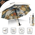 thumbnail image 3 of Koi Fish Pattern Extra Large Automatic Umbrella, UV Protection, Waterproof, Auto Open and Close, 3 of 7