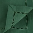 thumbnail image 3 of SARO 6307.JG6S 6 in. Square Classic Hemstitch Border Cocktail Napkin - Jasper Green  Set of 12, 3 of 5