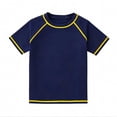 thumbnail image 2 of Swim Rash Guard Boys UV Protection Girls Swim Shirts Quick Dry Beach Shirt 7-8 Years, 2 of 3