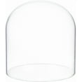 thumbnail image 6 of 1 pc Arch Glass Dome Cover Decorative Display Case Cloche Bell Jar Clear 121x190mm, 6 of 8