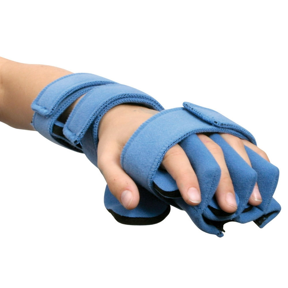 Comfyprene Hand/Wrist Separate Finger Orthosis, Adult, Left, Light Blue
