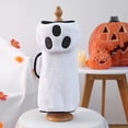 thumbnail image 5 of Pumpkin Hooded Dog Halloween Costume, Orange Pet Bath Towel Cloak, After-Bath Pet Drying Wrap, Pet Halloween Costumes for Halloween Party Decoration (Orange), 5 of 6