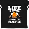 thumbnail image 4 of Inktastic Life is Better Around the Campfire Boys or Girls Toddler T-Shirt, 4 of 5