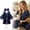 Dark Blue, variant on Dog Pajama Set, Four Legged Pet Jumpsuit Pajamas, Soft Apparel for Small Medium Dogs, Spring Summer,L,Black