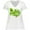AA-White, variant on Inktastic St. Patrick's Day Hand Lettering with Green Top Hat Women's Plus Size V-Neck T-Shirt