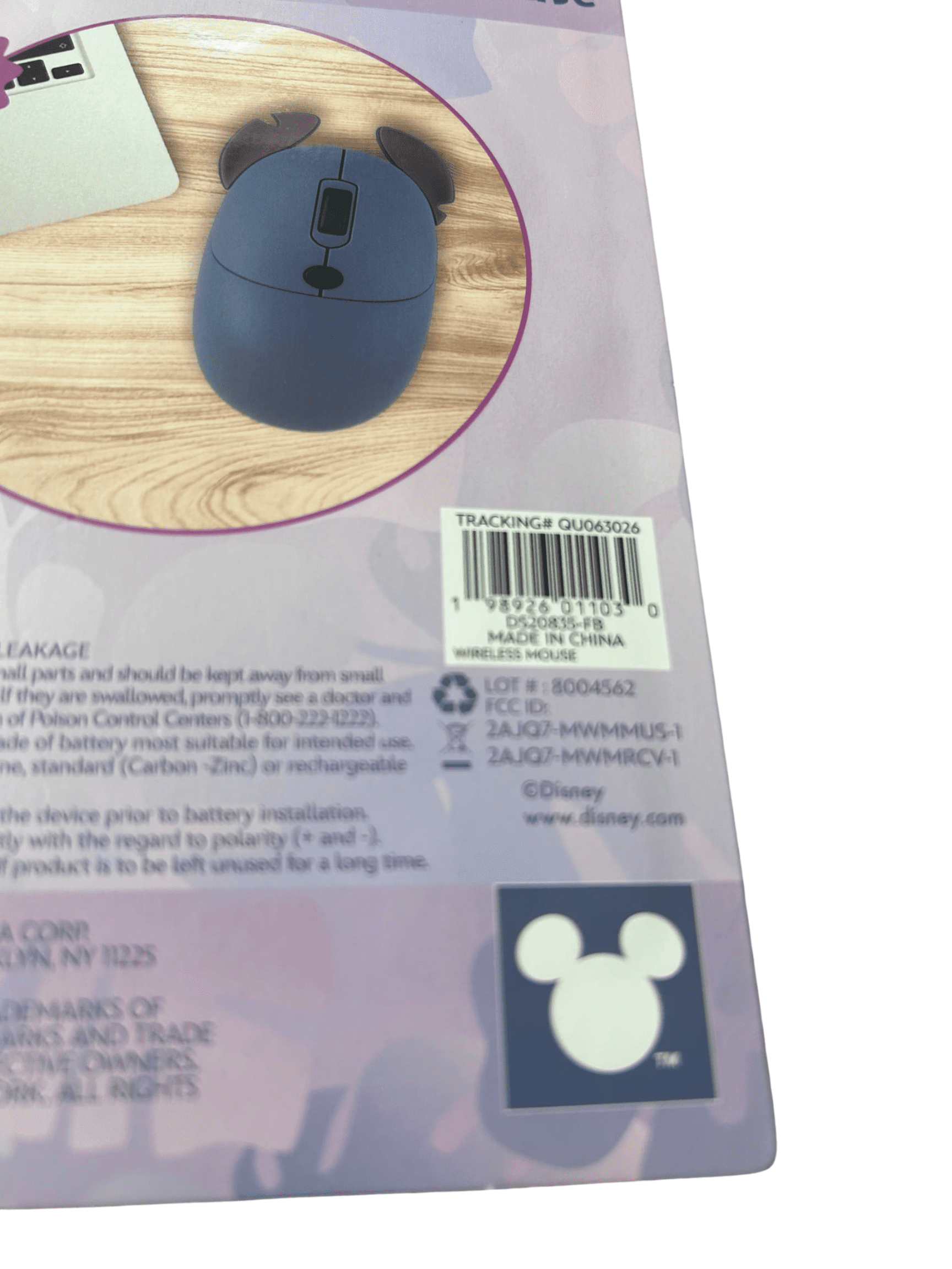 Disney Stitch Wireless Mouse for Computer, USB Receiver Included