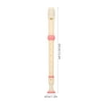 thumbnail image 2 of SHINYPASING 2Pcs Clarinet Instrument Abs Plastic Student Practice Wind Instrument Beginner Clarinet 11.8x1.2in, 2 of 5