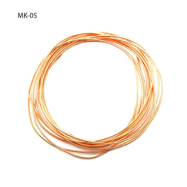 Alambre de metal, alambre de cobre antioxidante, línea de costura de resorte, accesorio de fabricación de ceaft hecho a mano, MK-05 Noticed HA002051-02
