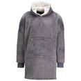 thumbnail image 1 of Ribbon  Adult Reversible Oversized Hoodie, 1 of 1