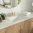 thumbnail image 3 of DeerValley DV-1U306 18" x 13" Rectangular Overflow Ceramic Undermount Bathroom Sink, 3 of 14