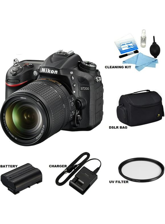 Nikon D7200 DSLR Camera with 18-140mm Lens / 3 Years Warranty. USA