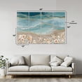 thumbnail image 2 of 8 Pack Art Acoustic Panels Sound Absorbing Beach Seashell Coastal Floral Flower Starfish Seashells Ocean Waves Decorative Soundproof Wall Panels Self Adhesive for Nursery Game Room Bedroom 48"x32", 2 of 7