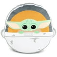 thumbnail image 5 of Star Wars Baby Yoda Throw Blanket and Mini Pillow Buddy Set - 46x60 Kids Bedding, 5 of 5