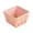 Light Pink, variant on SomWiBe Ceramic Berry Basket, Square Rustic Stoneware Berry Bowl with Drainage Holes, Fruit Colander for Kitchen, Pink, 4.33 × 4.33 × 2.76 in
