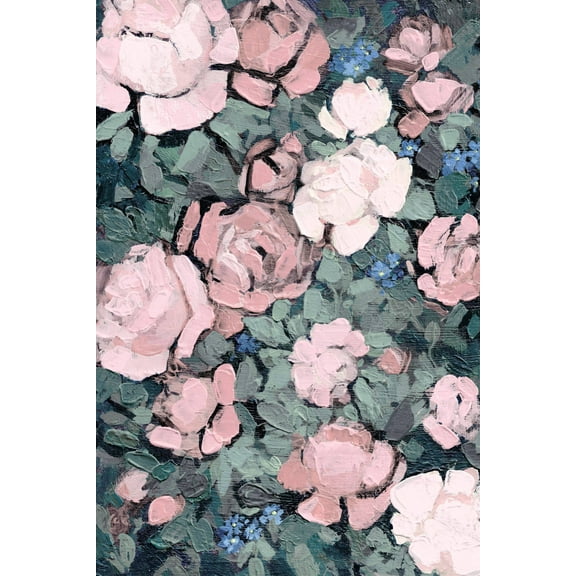 Marmont Hill Bushy Pink Canvas Wall Art