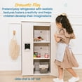 thumbnail image 3 of ECR4Kids Play Kitchen Refrigerator, White Wash, 3 of 9