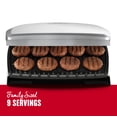 thumbnail image 2 of George Foreman 9-Serving Classic Plate Grill and Panini Press, Silver, GR390FP, 2 of 13