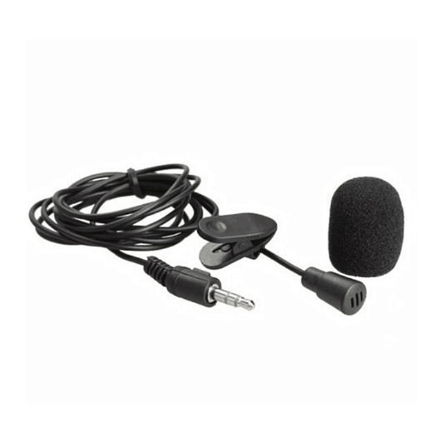 Wisewang Microphone à Revers Filaire 3,5 mm Intérieur Extérieur Diffusion en Direct Réduction du Bruit Entrevue Micro à Prise 360 Degrés avec Pare-Vent Noir 1 Ensemble