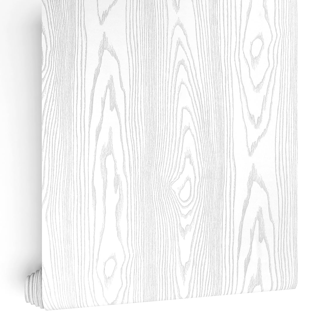 LaCheery Wood Contact Paper 24"x160" White Wood Wallpaper Peel and