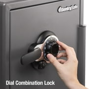 SentrySafe SFW205DPB Fire/Water Security Safe with Combination Lock, 2 Cu-Ft., Steel Gray