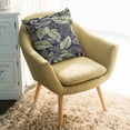 thumbnail image 2 of Throw Pillow Covers 24x24 Inch, Summer Leaves Decorative Pillow Cases for Couch Sofa Bed, Green Natural Tropical Palm Plants Leaf Cotton Linen Square Home Decor Pillowcases with Hidden Zipper, 2 of 7