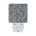 thumbnail image 5 of Yayeee LED Night Light for The Home Plug in With Light Sensors 2 Pack, Darker Leafy Pattern, 5 of 6