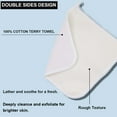 Plutput 5 Pack DualSided Exfoliating Wash Cloths, Soft Weave Bath Towels for Body Scrub, Face
