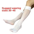 thumbnail image 5 of Men's Sheer Casual Socks Knee Highs Dress Socks Nylon Over the Calf Dress Socks, 5 of 21