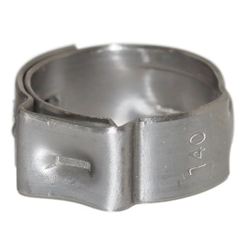 

Ear Clamp 10 pack 35/64 11.5-14mm / .453-.551 Band Dim 7x0.6mm 316 SS Pro #: 4-140 X-Ref #: