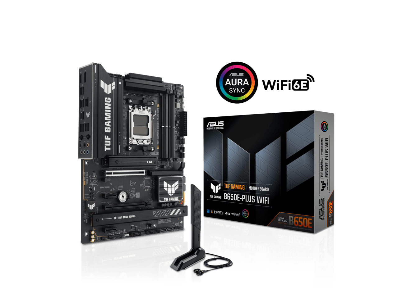 TUF GAMING B650E-PLUS WIFI Gaming Desktop Motherboard - AMD B650 Chipset - Socket AM5 - ATX (tufgamingb650e-pluswifi)