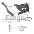 thumbnail image 3 of For 2pcs Door Latch With Spring Puller Fence Door Lock Fence, 3 of 3