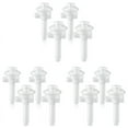 thumbnail image 1 of 12 Piezas de Tornillos de Perno de Bisagra del Asiento de Inodoro con Tuercas y Arandelas de PláStico Kit de Piezas de Repuesto del Asiento de Inodoro, 1 of 5