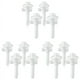 thumbnail image 1 of 12 Piezas de Tornillos de Perno de Bisagra del Asiento de Inodoro con Tuercas y Arandelas de PláStico Kit de Piezas de Repuesto del Asiento de Inodoro, 1 of 5