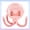 Pink, variant on Portable USB Rechargeable Silent Mini Fan 3 Speed Adjustable with Lighting Function for Car Seat Stroller（Blue）