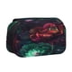 thumbnail image 1 of Disketp Red And Green Carnation Estuche de Lápices de Doble Capa con Tapa Abatible y Cremallera, Organizador Escolar para Adolescentes y Adultos, 1 of 7