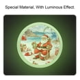 thumbnail image 2 of Santa Claus Glow-in-the-Dark Cabinet Knobs: Fluorescent Drawer Pulls (4-Pack) - Round, Suitable for Cabinets, Wardrobes, Dressers - Includes Screws, Perfect Furniture Decor!, 2 of 6