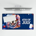 thumbnail image 4 of Patriotic Bulldog Celebrates 4th of July Desk Mat Full Keyboard Mouse Pad Dog Lover Gifts Idea Large Mousepad - 02009, 4 of 5