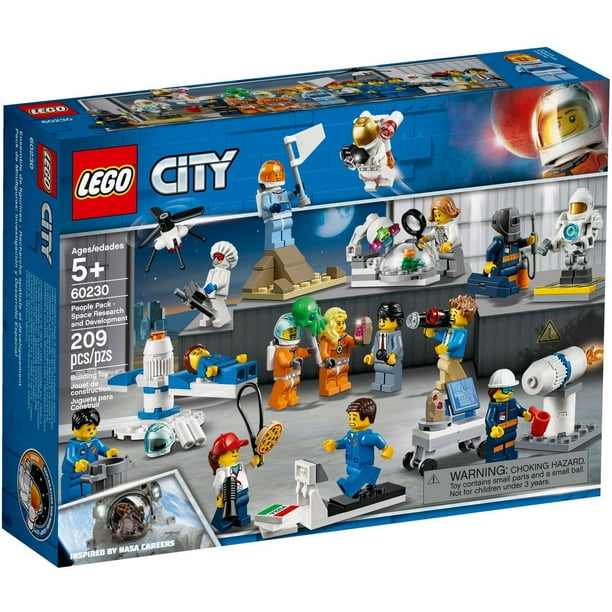City People Pack - Space Research and Development 60230 Building Set (209 Pieces) - Walmart.com