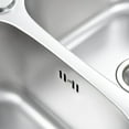thumbnail image 6 of vidaXL Kitchen Sink with Strainer and Trap, Double Bowl, Ø16.5" Stainless Steel Rectangular, 6 of 10