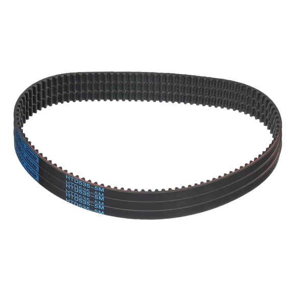 3 Packs HTD-5M Rubber Timing Belt 107 Teeth, 535mm Pitch Length x 9mm Width x 3.6mm Height, Pulley Timing Belt