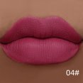 thumbnail image 1 of QIBEST Lápiz labial líquido mate, maquillaje de labios, brillo de labios desnudo, brillo de labios resistente al agua, rojo oscuro, negro, lápiz labial de larga duración, tinte de labios, 1 of 5