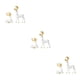 thumbnail image 4 of Naiovety 2 pack/lot Acentos para el hogar con estilo Figuras de ciervos de lujo para un estilo único Accesorios para el hogar de moda global Type1 NO1, 4 of 6