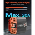 thumbnail image 5 of KFFKFF 12V 30A DC to DC Battery Charger, 375W, On-Board Charger for Lead-Acid, Lithium, AGM, GEL, and Flooded Batteries, Intelligent Multi-Stage Charging, Suitable for RVs, Commercial Vehicles, Boats, 5 of 8