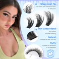 thumbnail image 2 of Kit de racimos de pestañas Goddvenus Wispy Lashes, naturales y esponjosas, 2 of 7